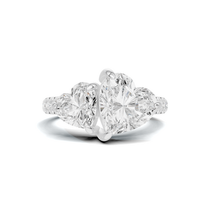 Dual Heart Statement Ring