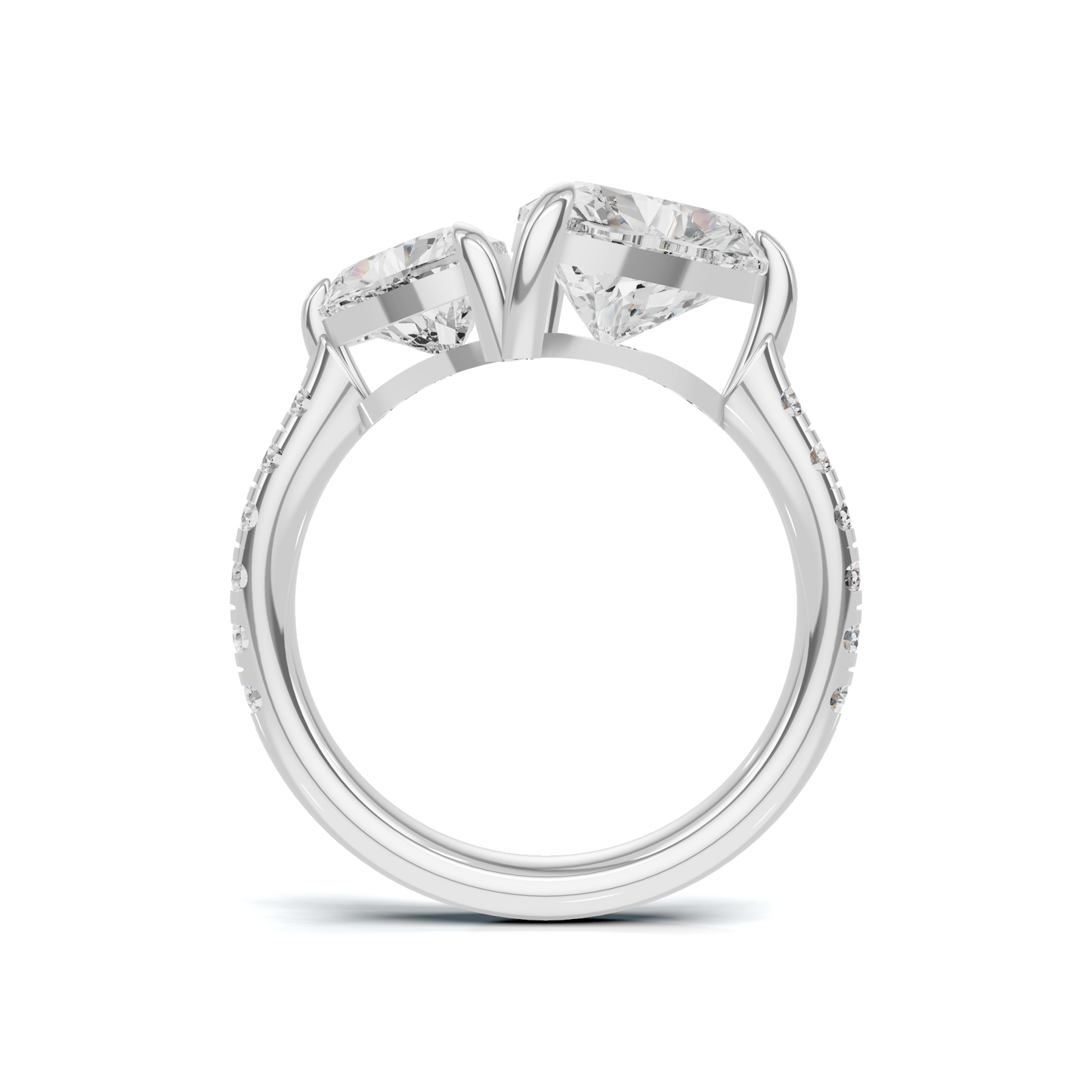 Dual Heart Statement Ring