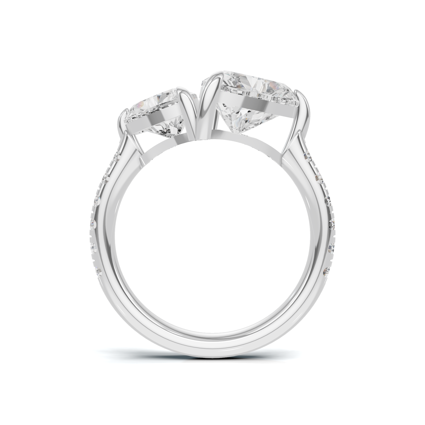 Dual Heart Statement Ring