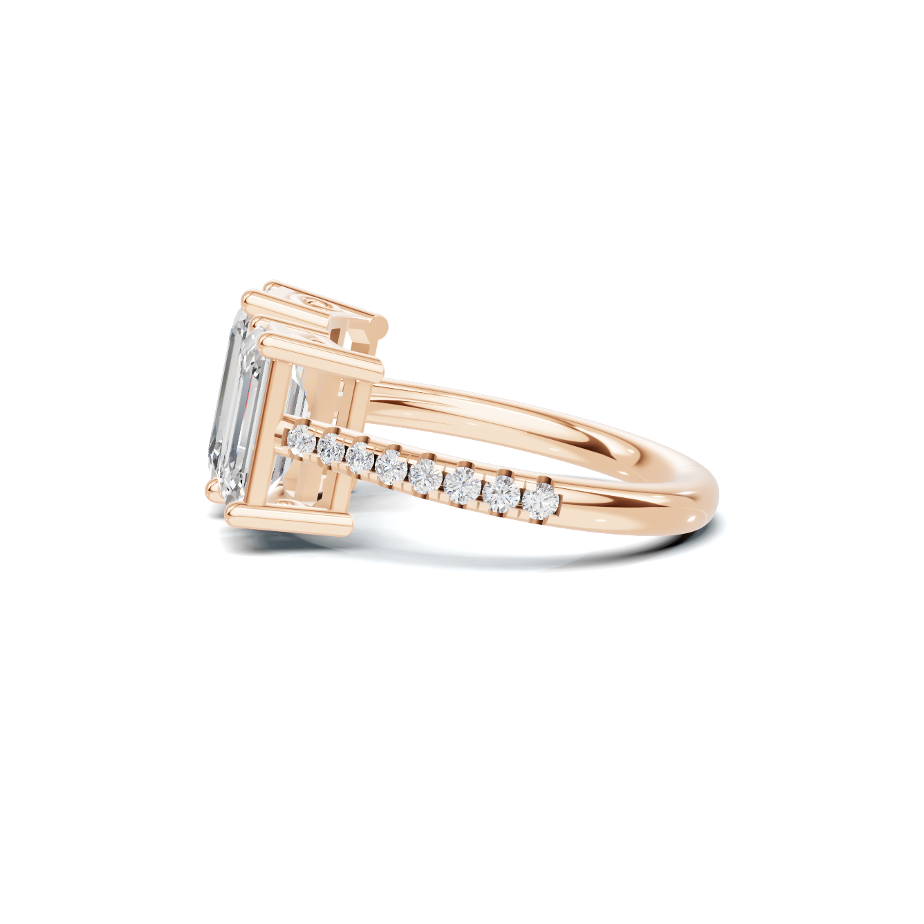 Dual Stone Open Ring