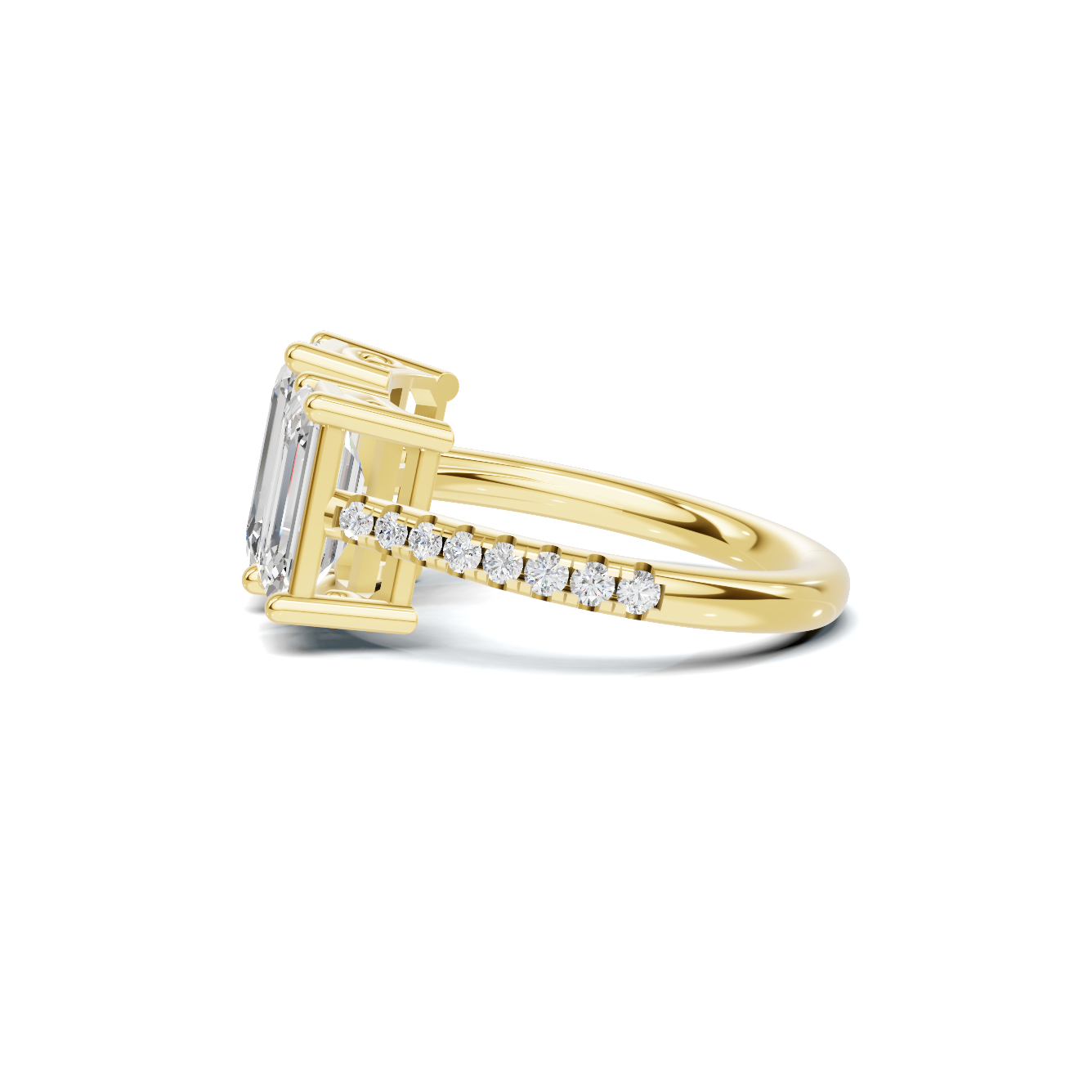 Dual Stone Open Ring