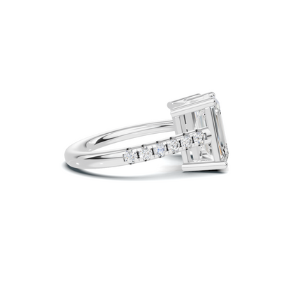 Dual Stone Open Ring