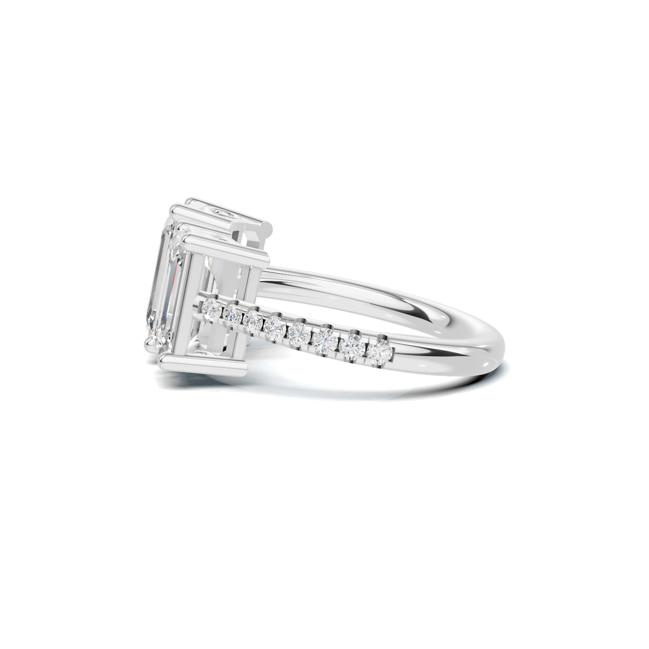 Dual Stone Open Ring