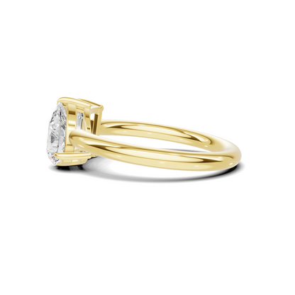 Dual Stone Toi Et Moi Ring