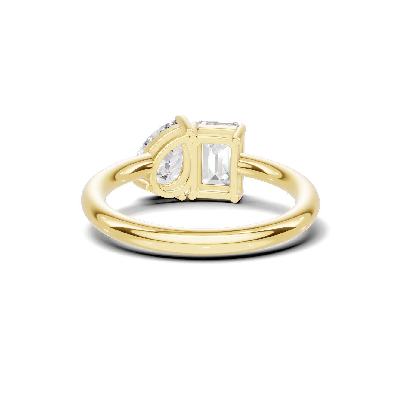 Dual Stone Toi Et Moi Ring