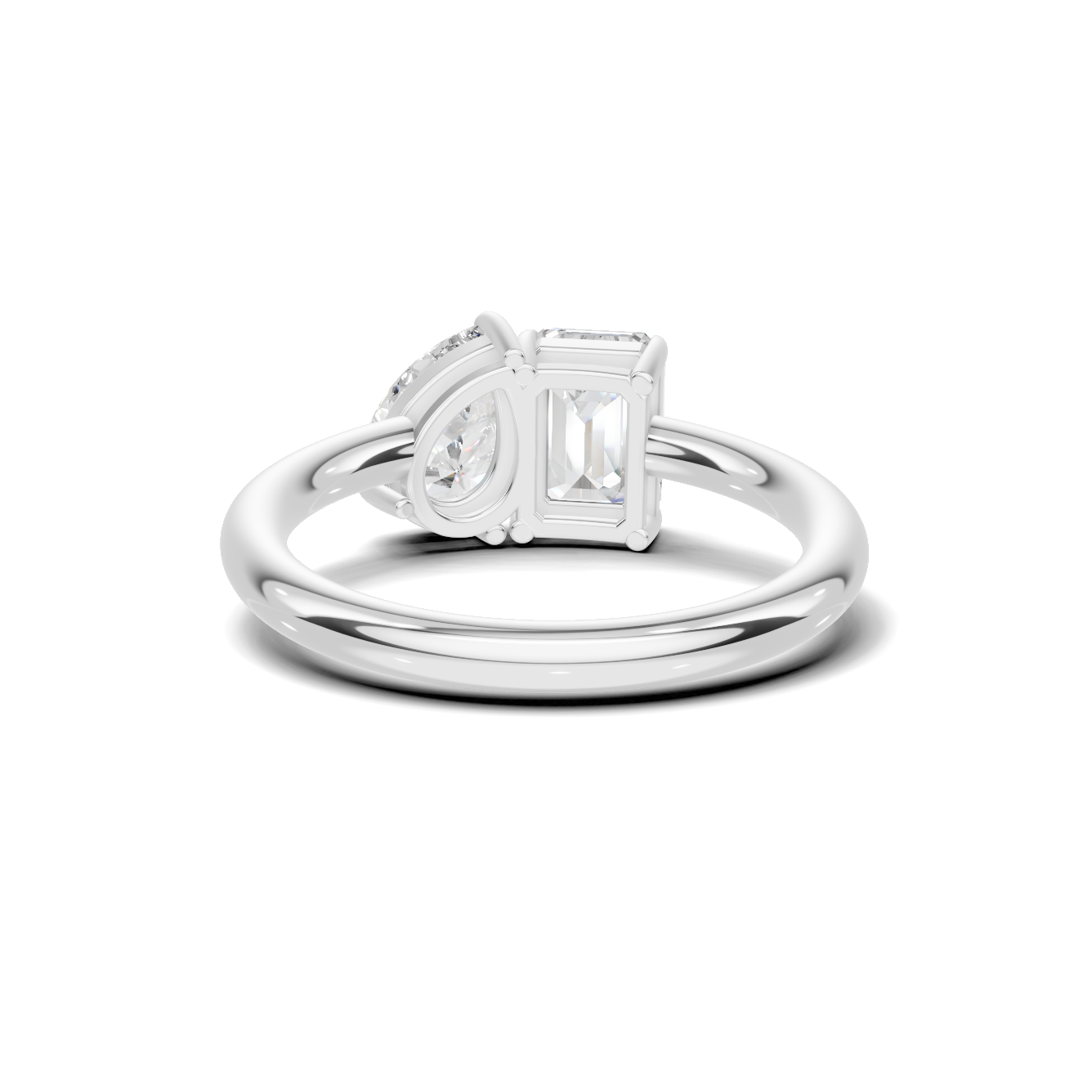 Dual Stone Toi Et Moi Ring