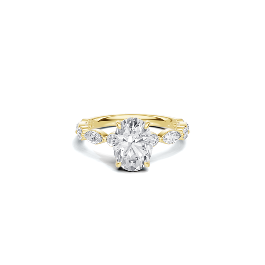 Elegant Accented Band Ring