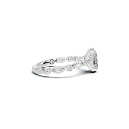 Elegant Accented Band Ring