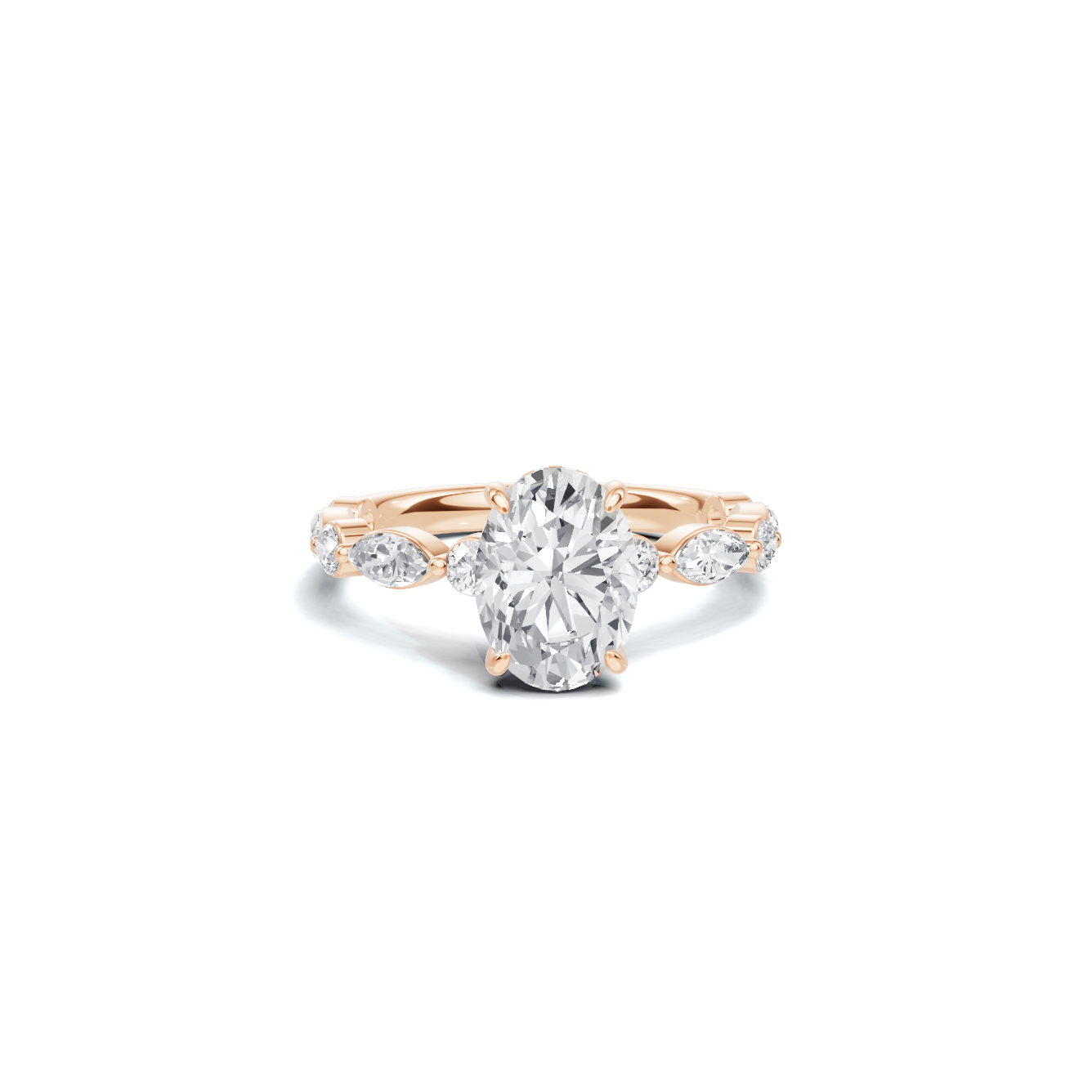 Elegant Accented Band Ring
