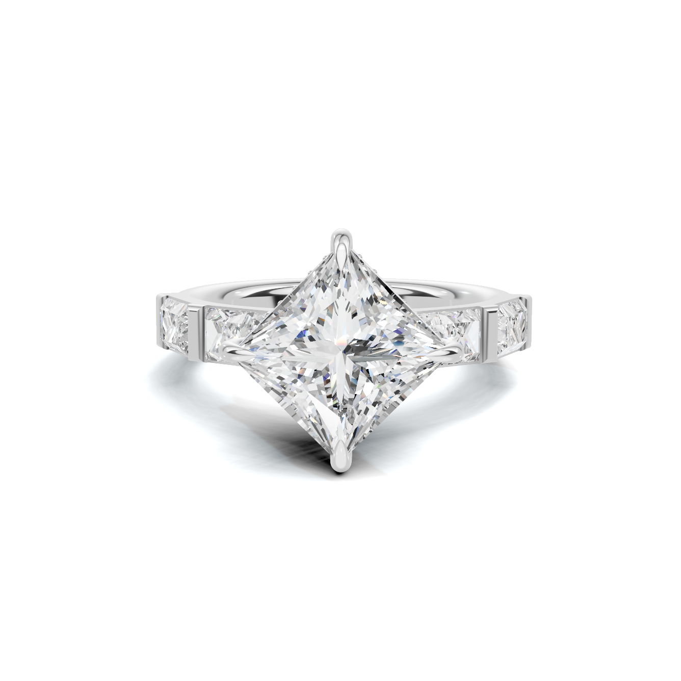 Elegant Baguette Ring