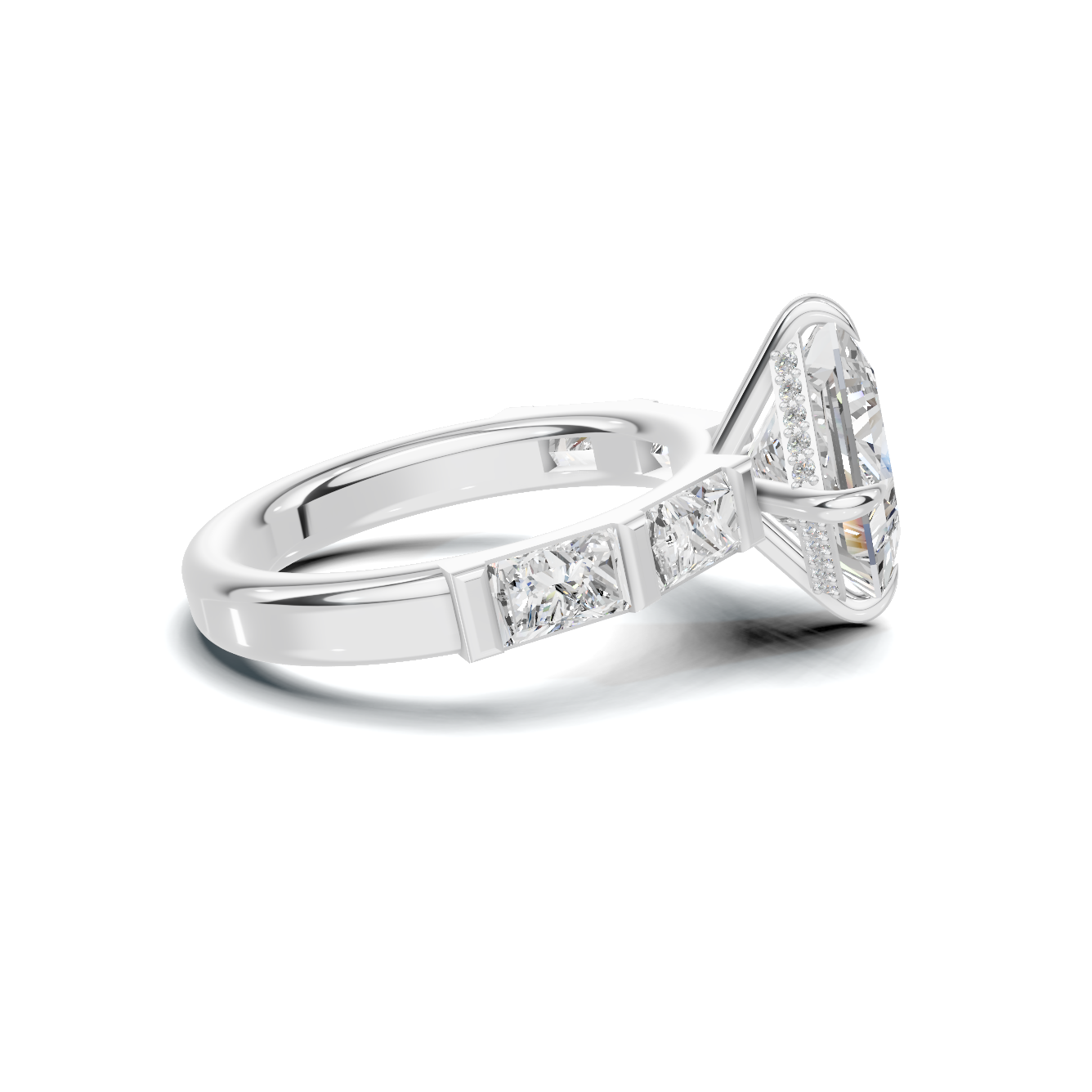 Elegant Baguette Ring