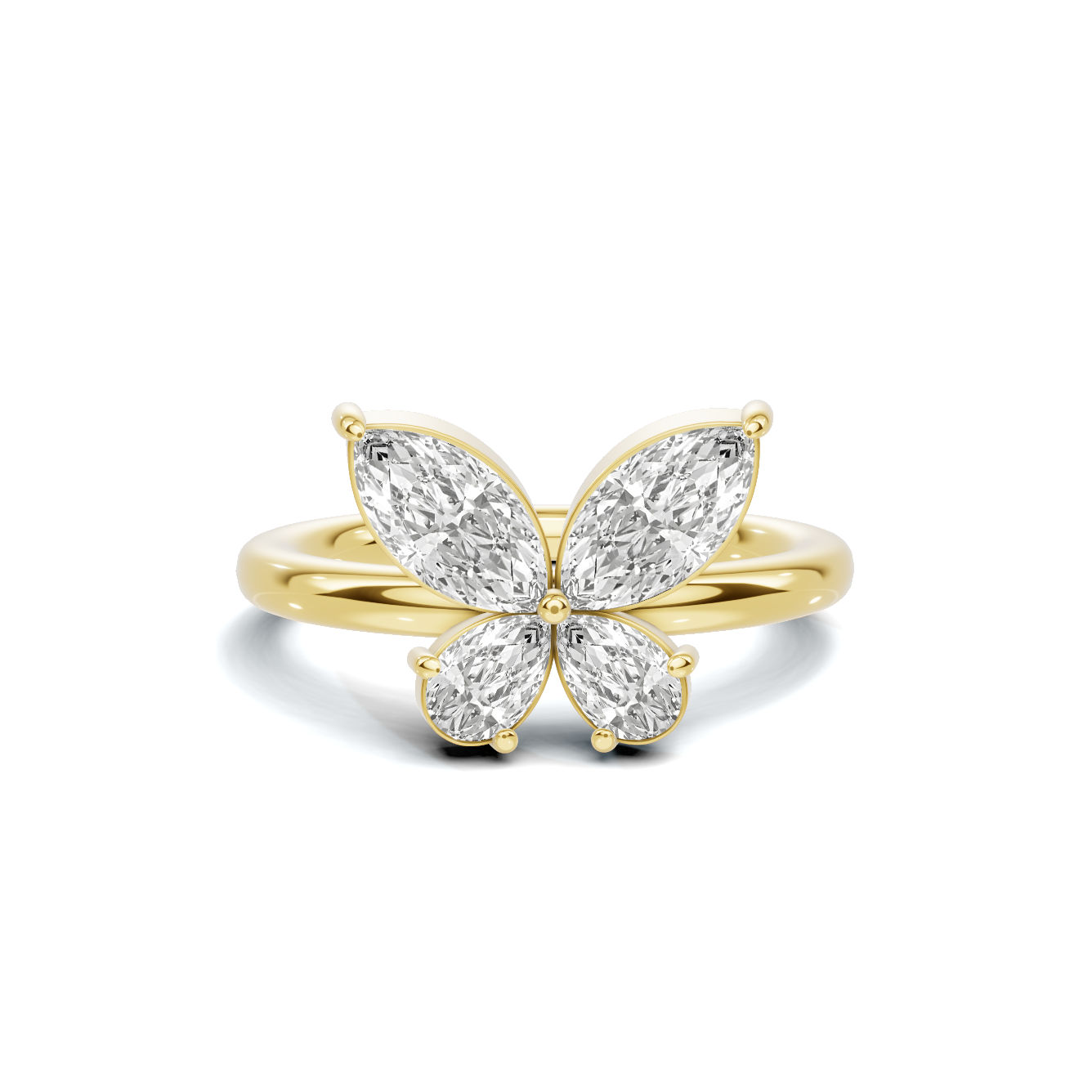 Elegant Butterfly Motif Ring