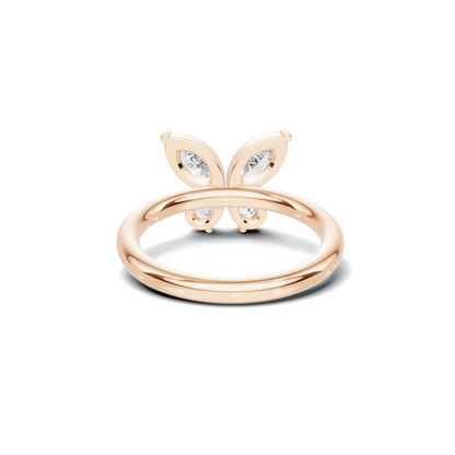 Elegant Butterfly Motif Ring