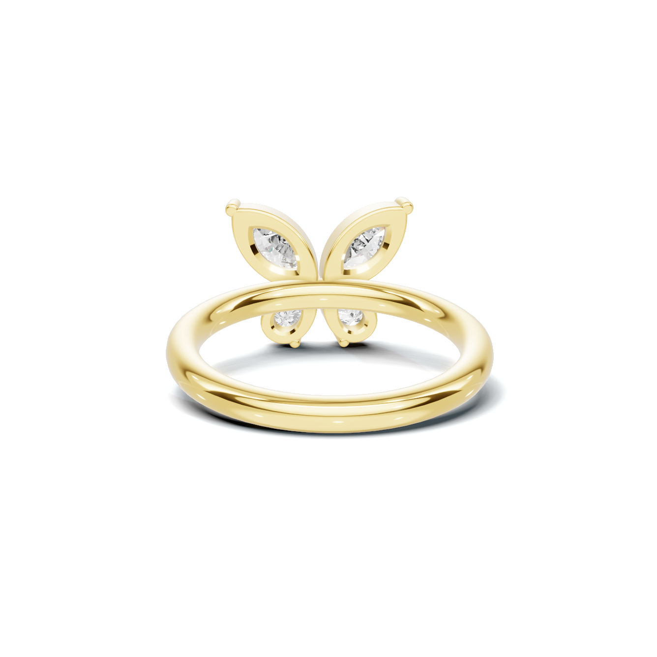Elegant Butterfly Motif Ring