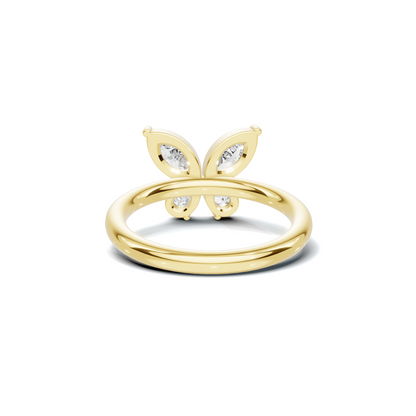 Elegant Butterfly Motif Ring