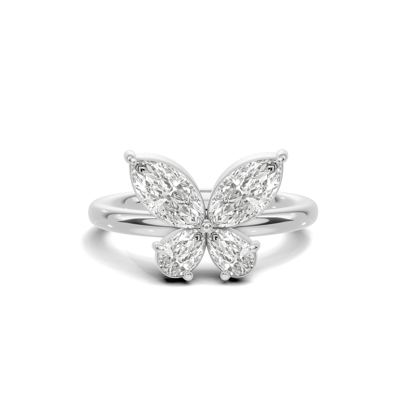 Elegant Butterfly Motif Ring