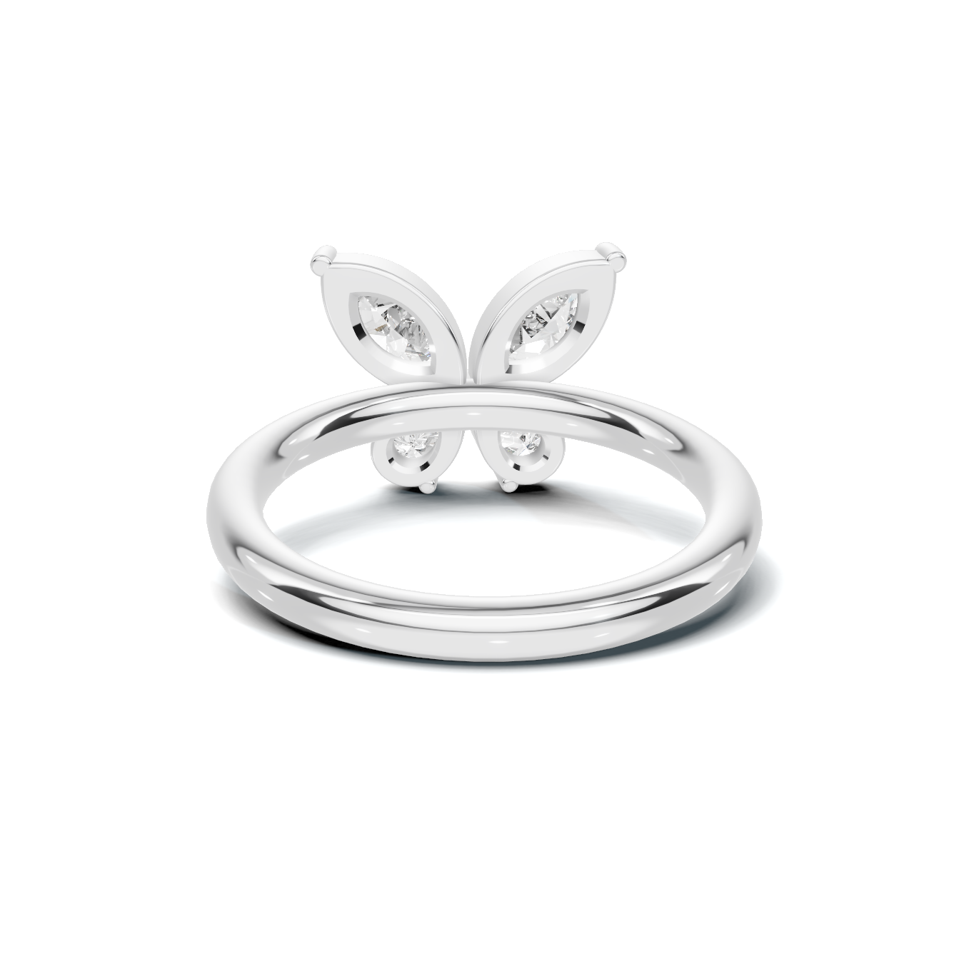 Elegant Butterfly Motif Ring