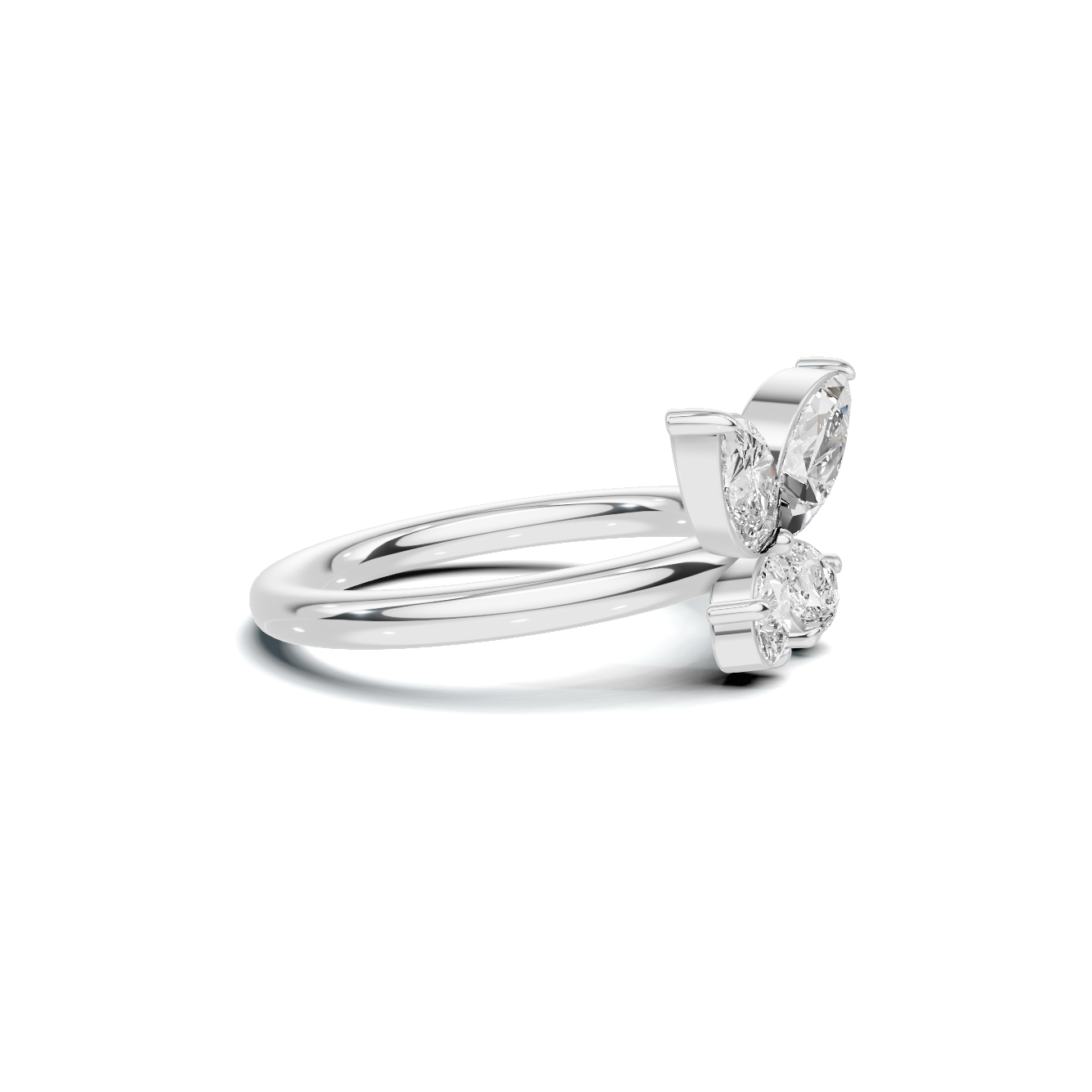 Elegant Butterfly Motif Ring