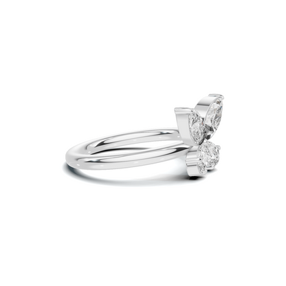 Elegant Butterfly Motif Ring