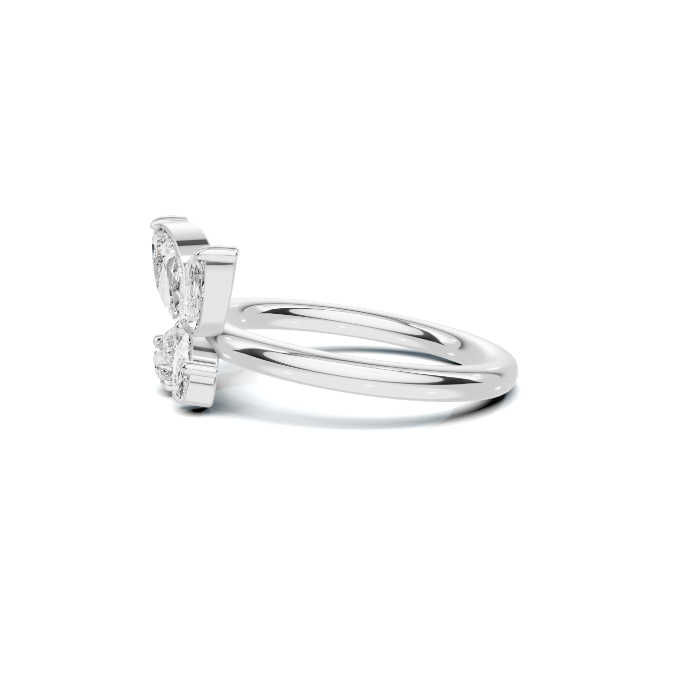 Elegant Butterfly Motif Ring