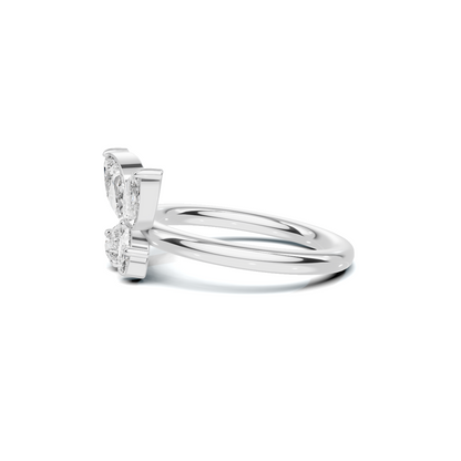 Elegant Butterfly Motif Ring