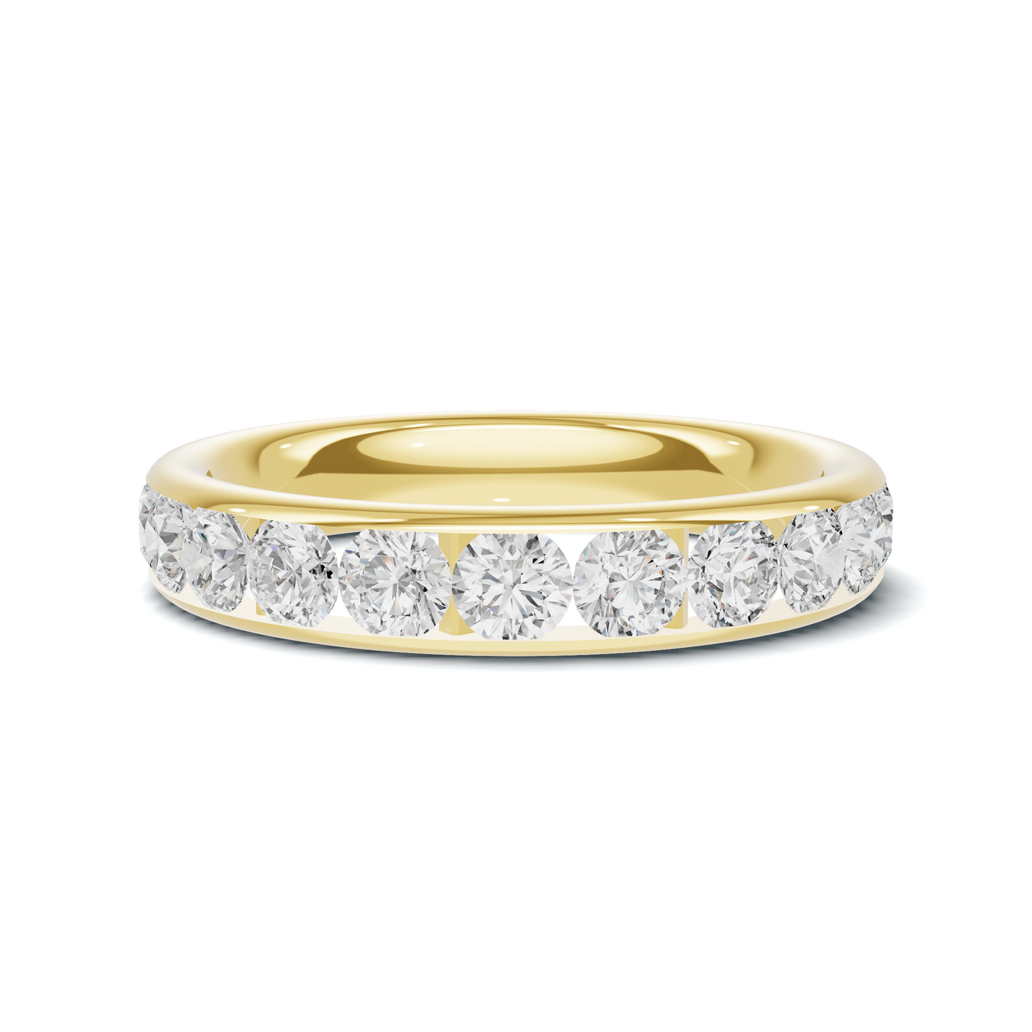 Elegant Channel Set Ring