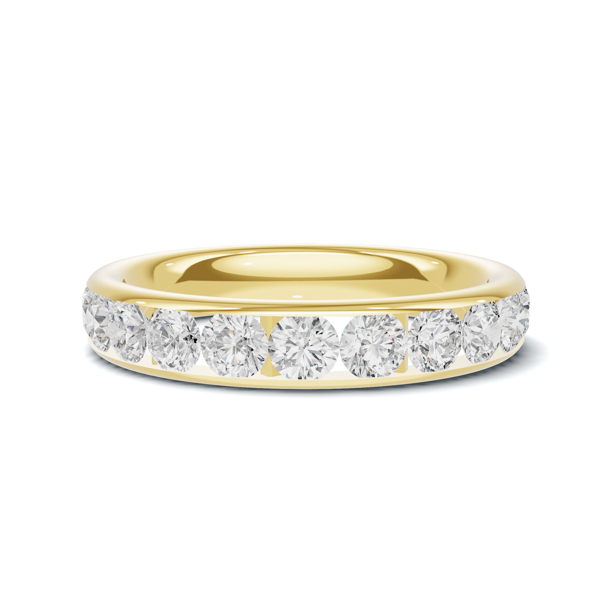Elegant Channel Set Ring