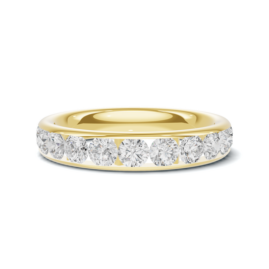 Elegant Channel Set Ring