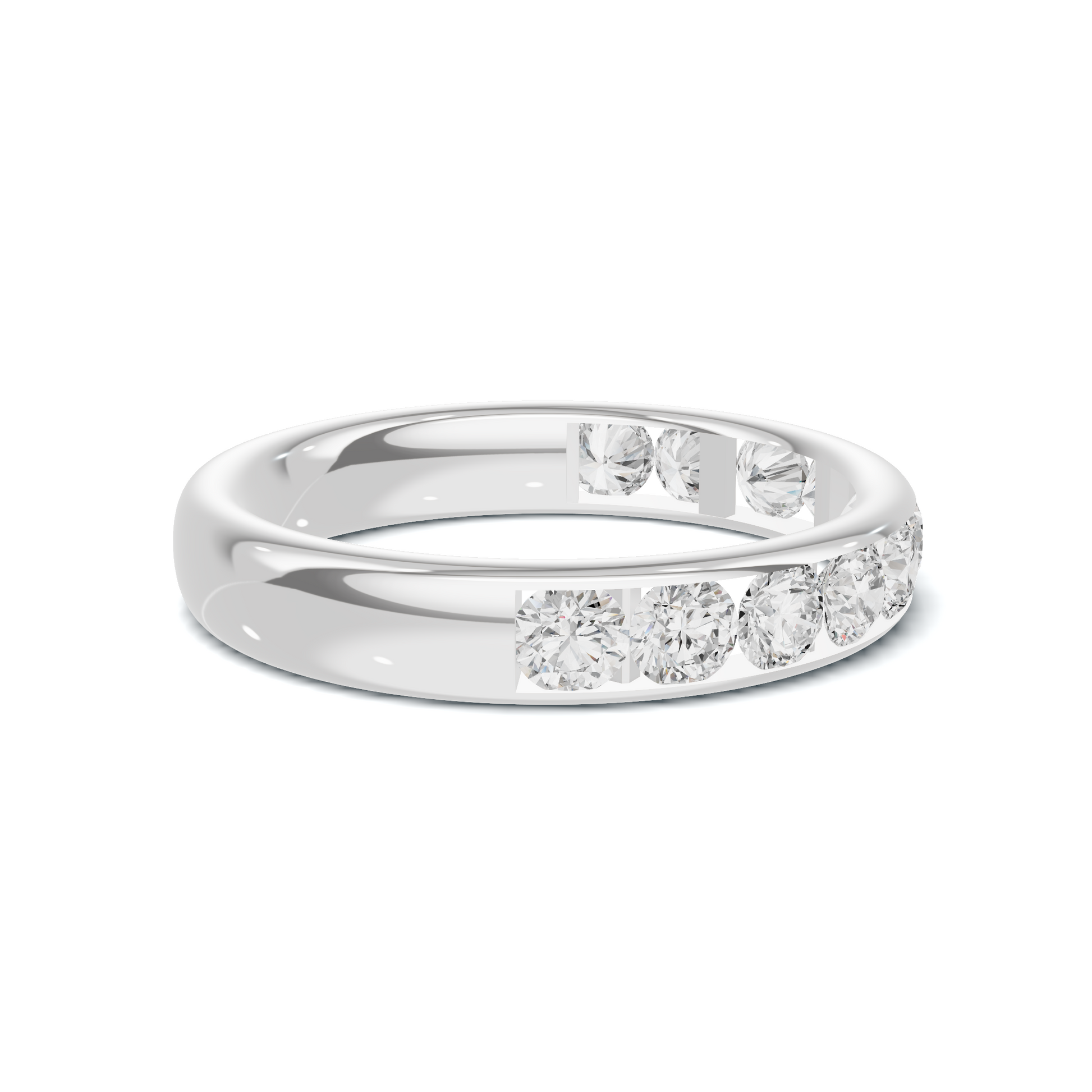 Elegant Channel Set Ring