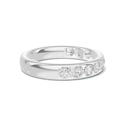 Elegant Channel Set Ring