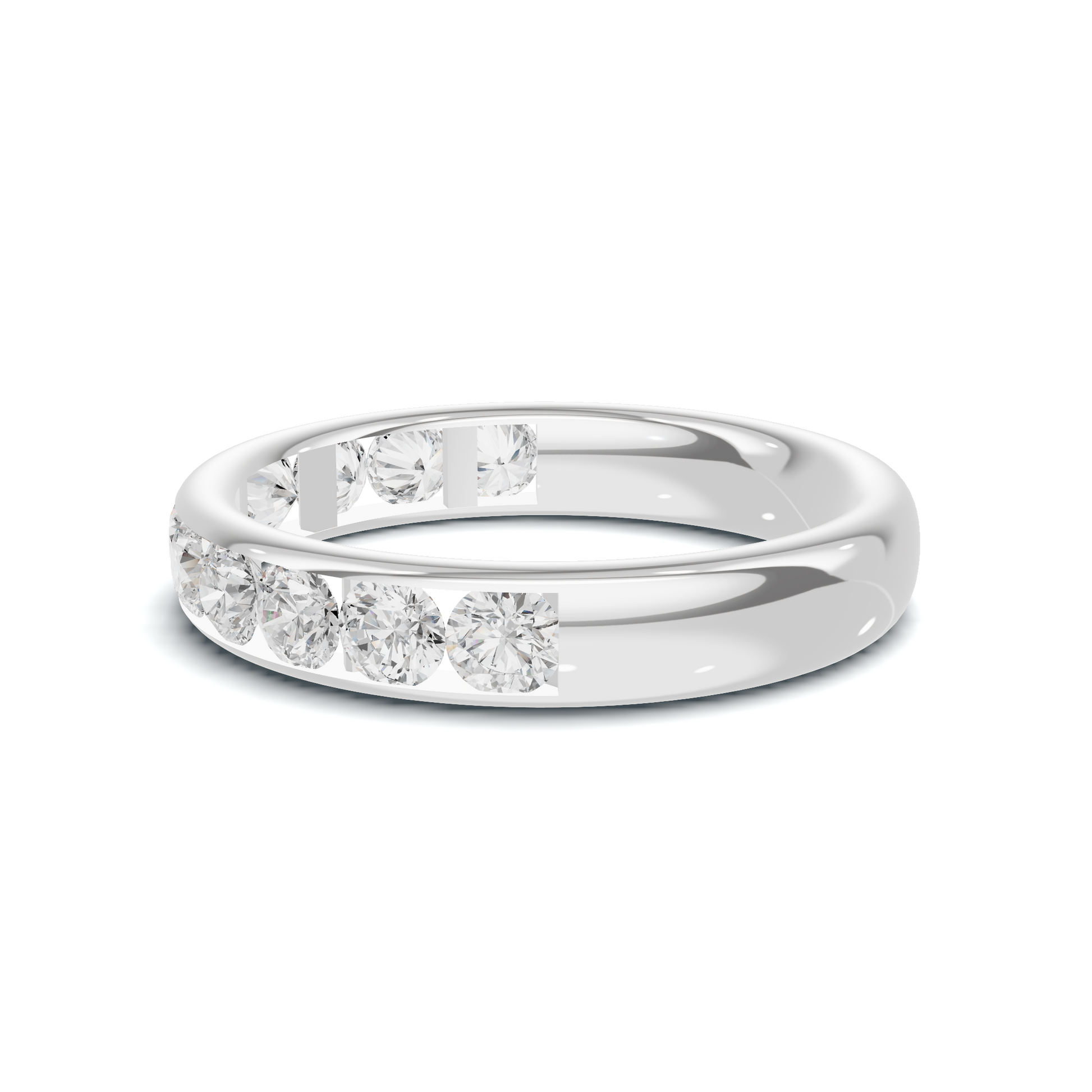 Elegant Channel Set Ring