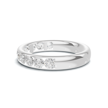 Elegant Channel Set Ring