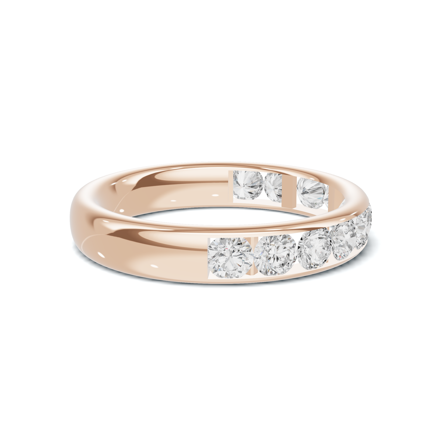 Elegant Channel Set Ring