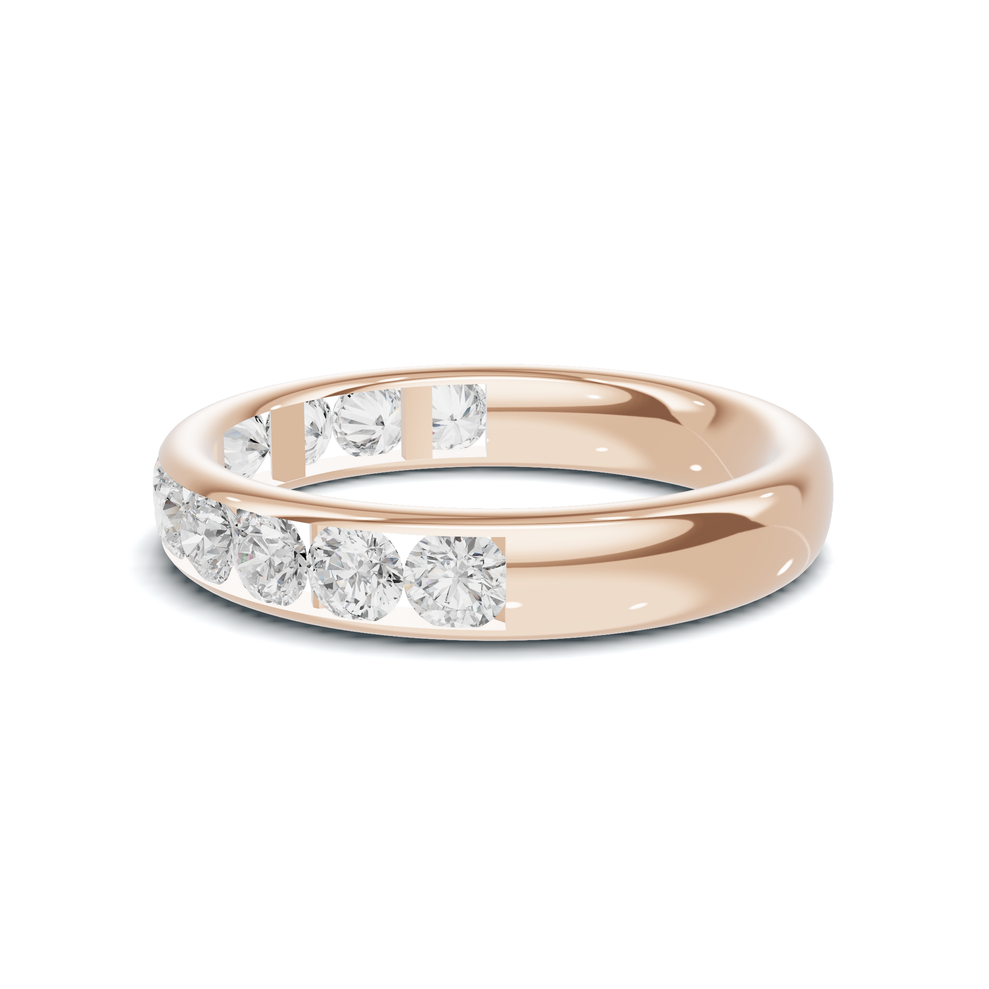 Elegant Channel Set Ring