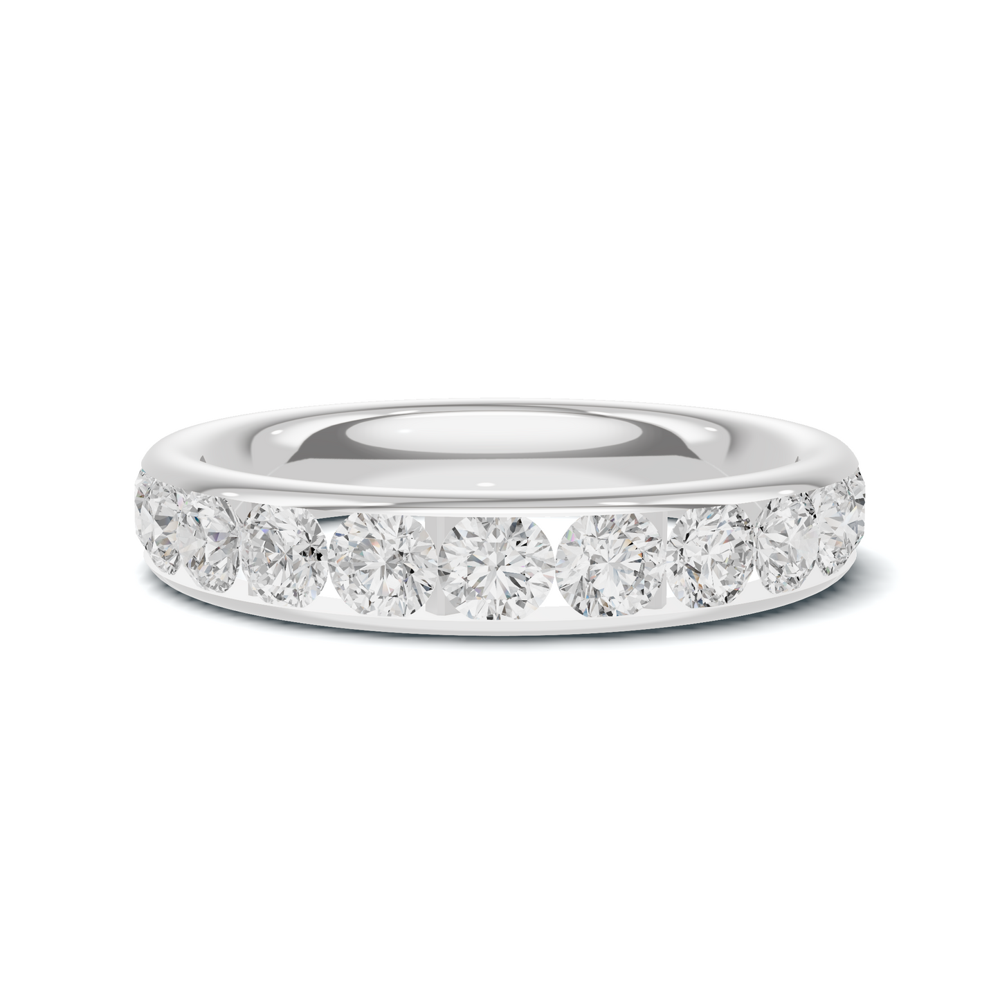 Elegant Channel Set Ring