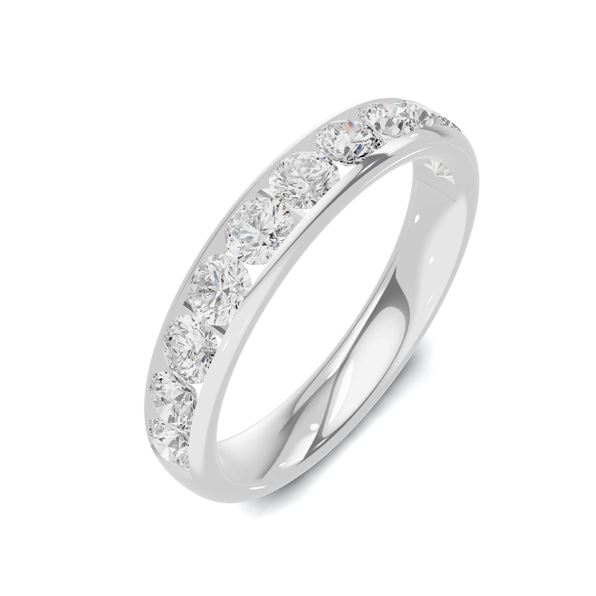 Elegant Channel Set Ring