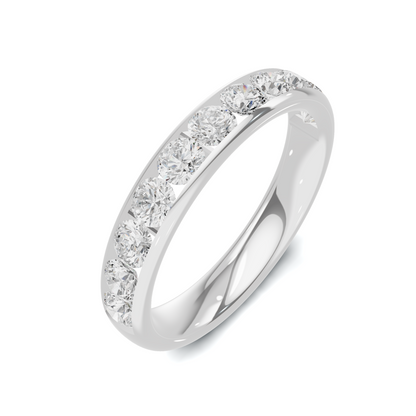 Elegant Channel Set Ring