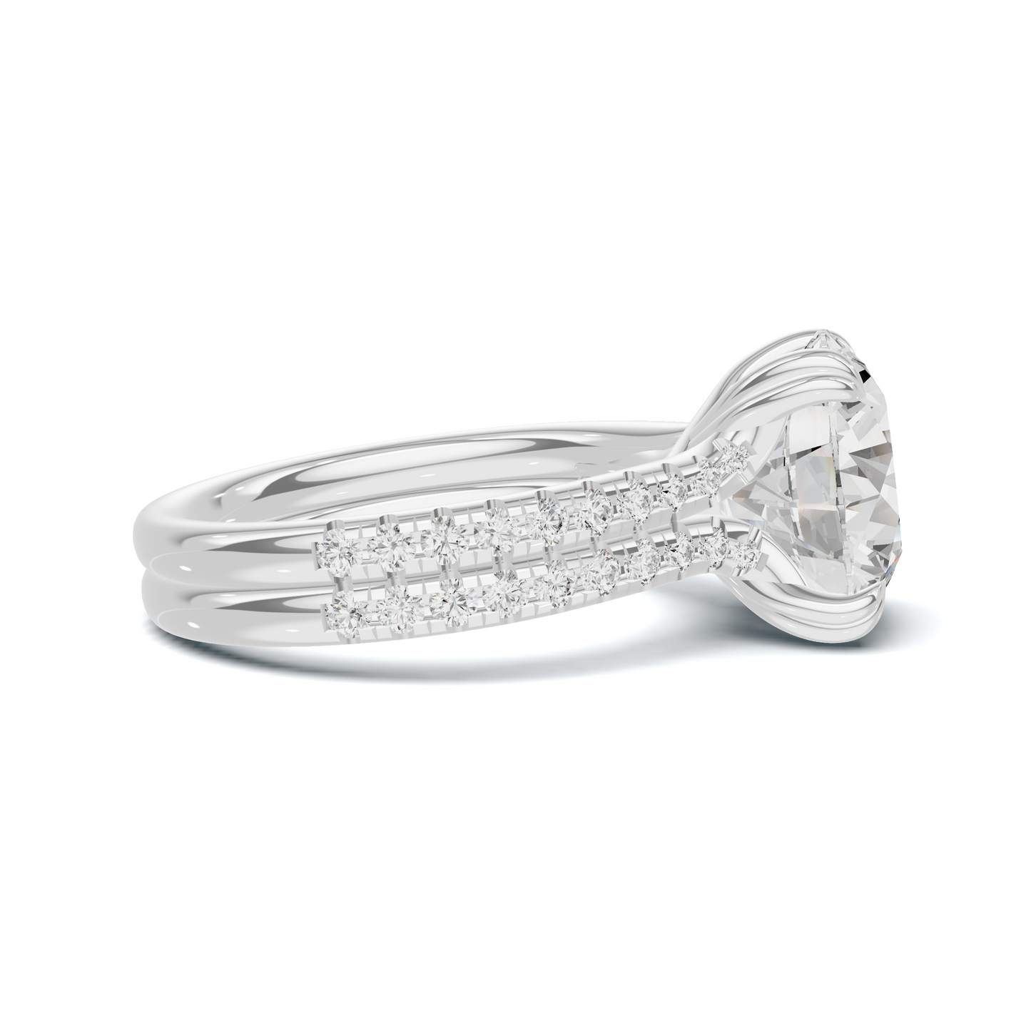 Elegant Cross Over Ring