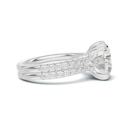 Elegant Cross Over Ring