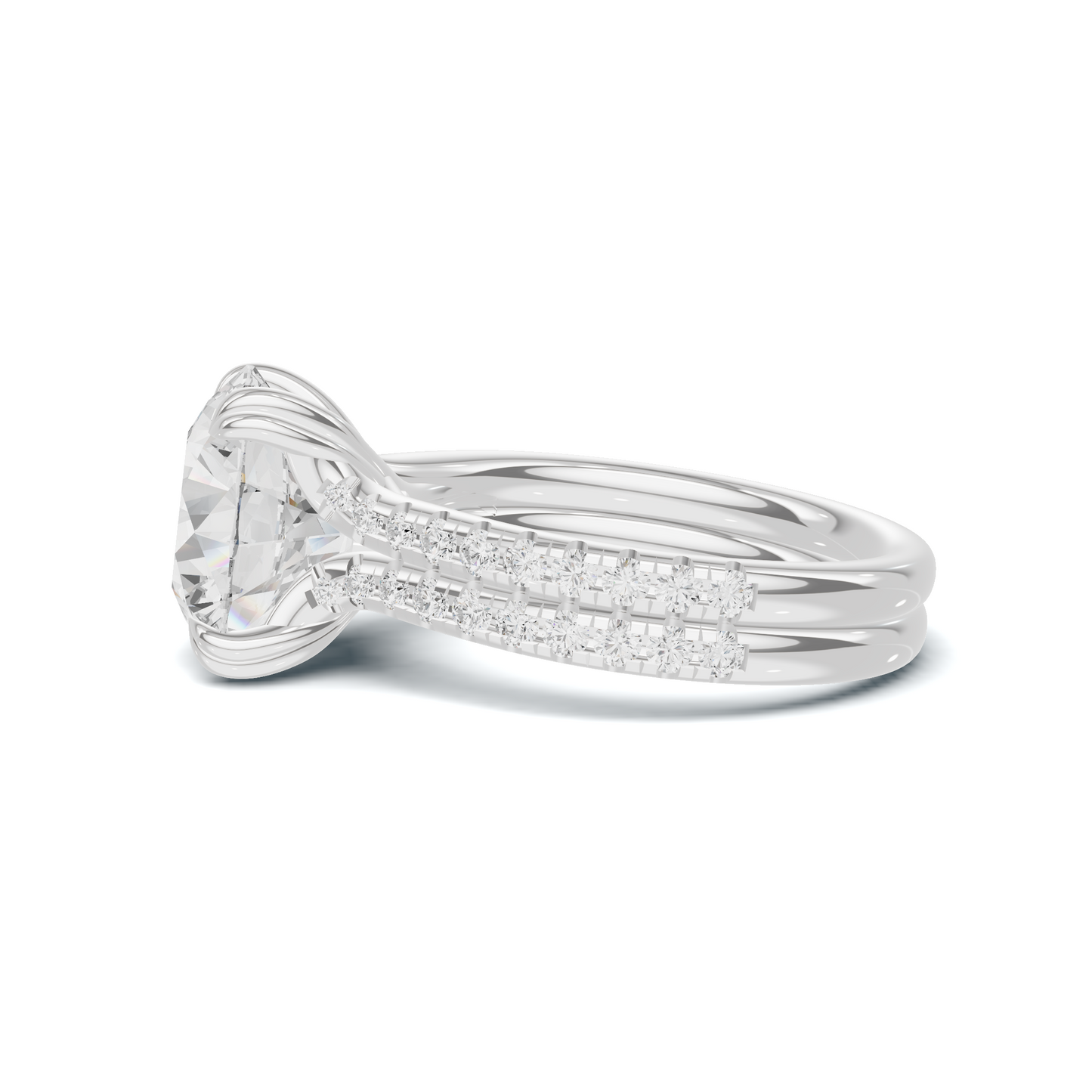 Elegant Cross Over Ring