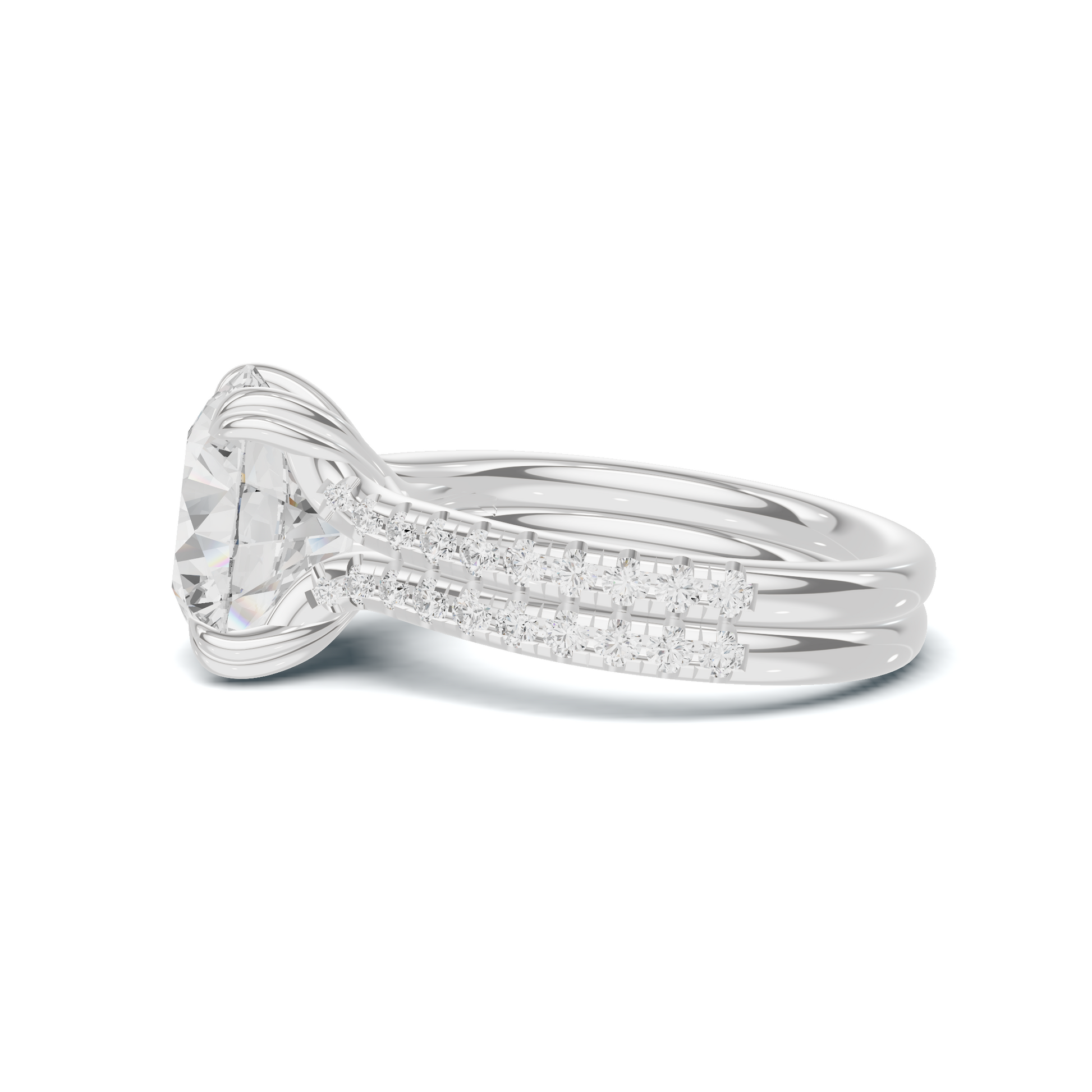 Elegant Cross Over Ring