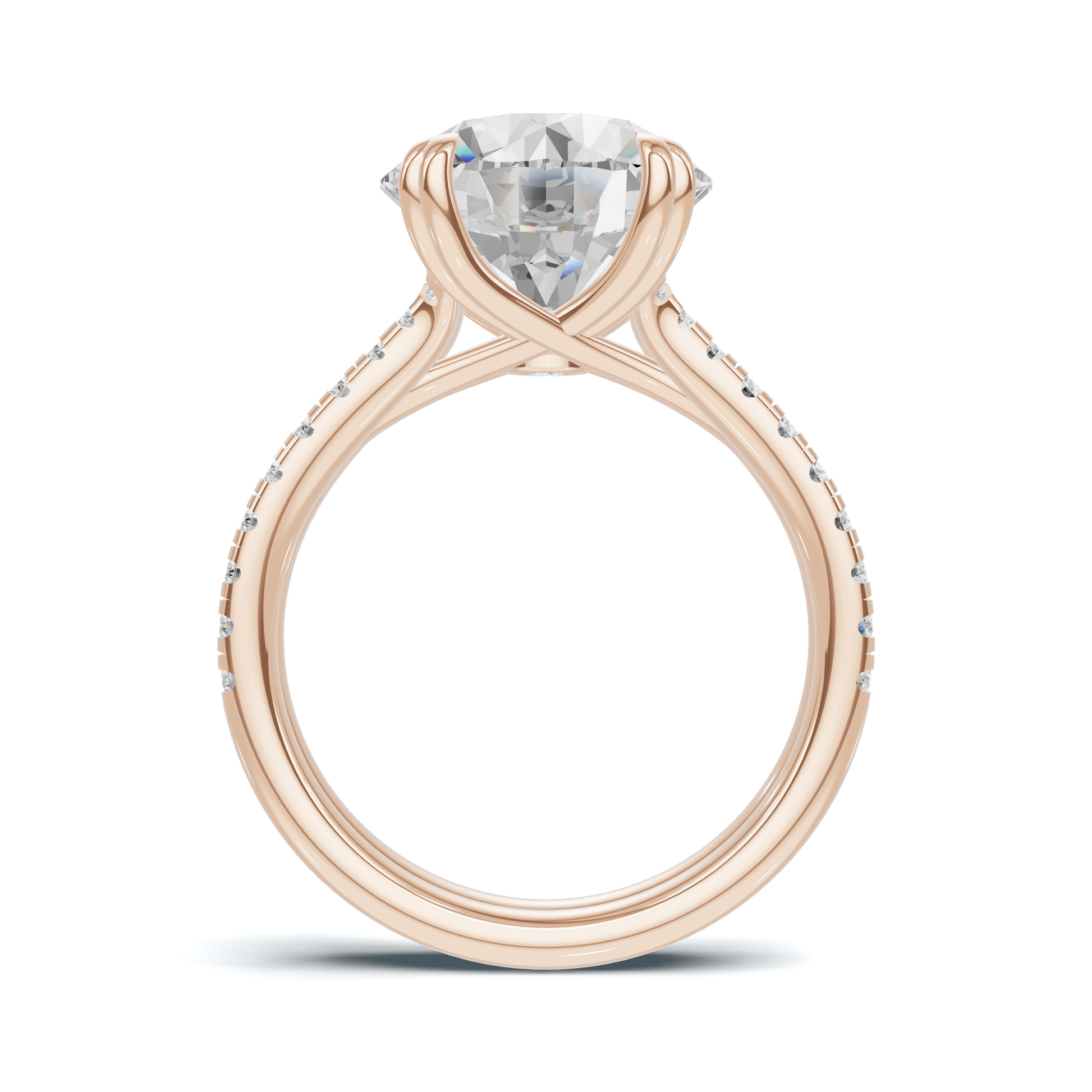Elegant Cross Over Ring