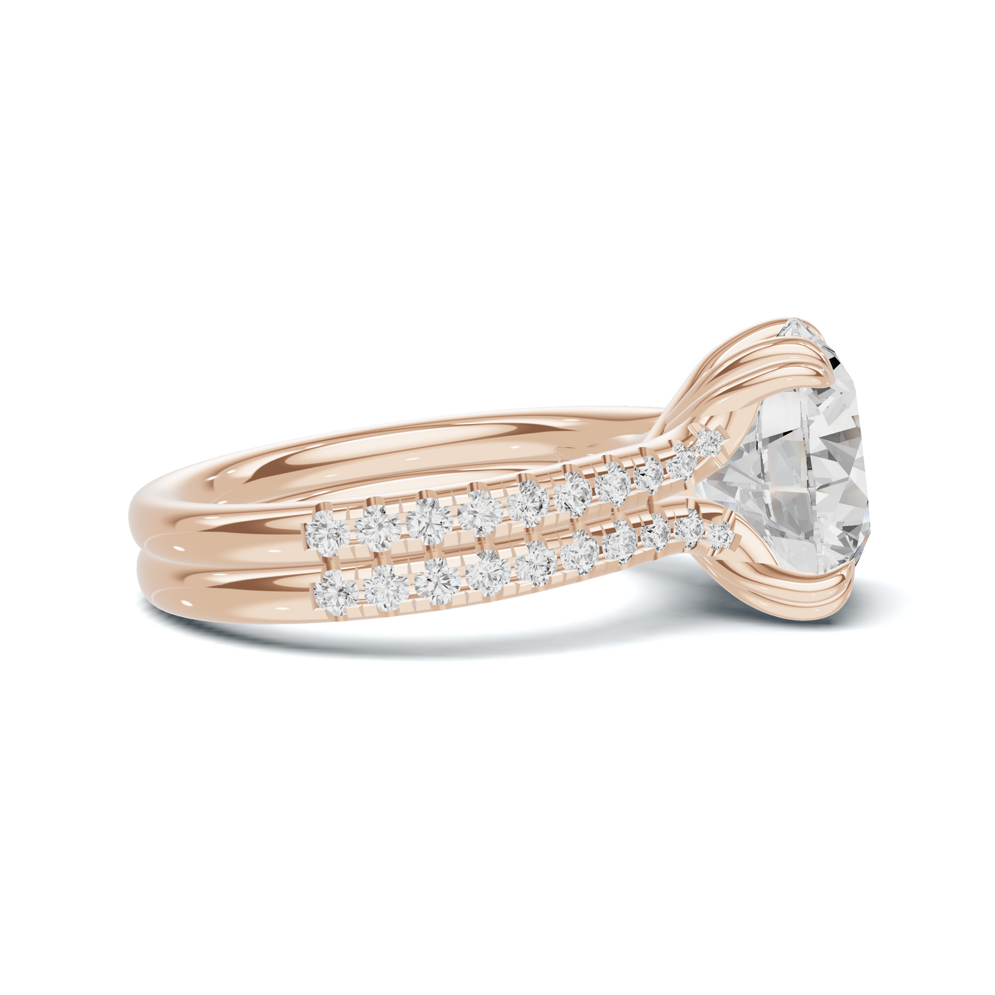 Elegant Cross Over Ring