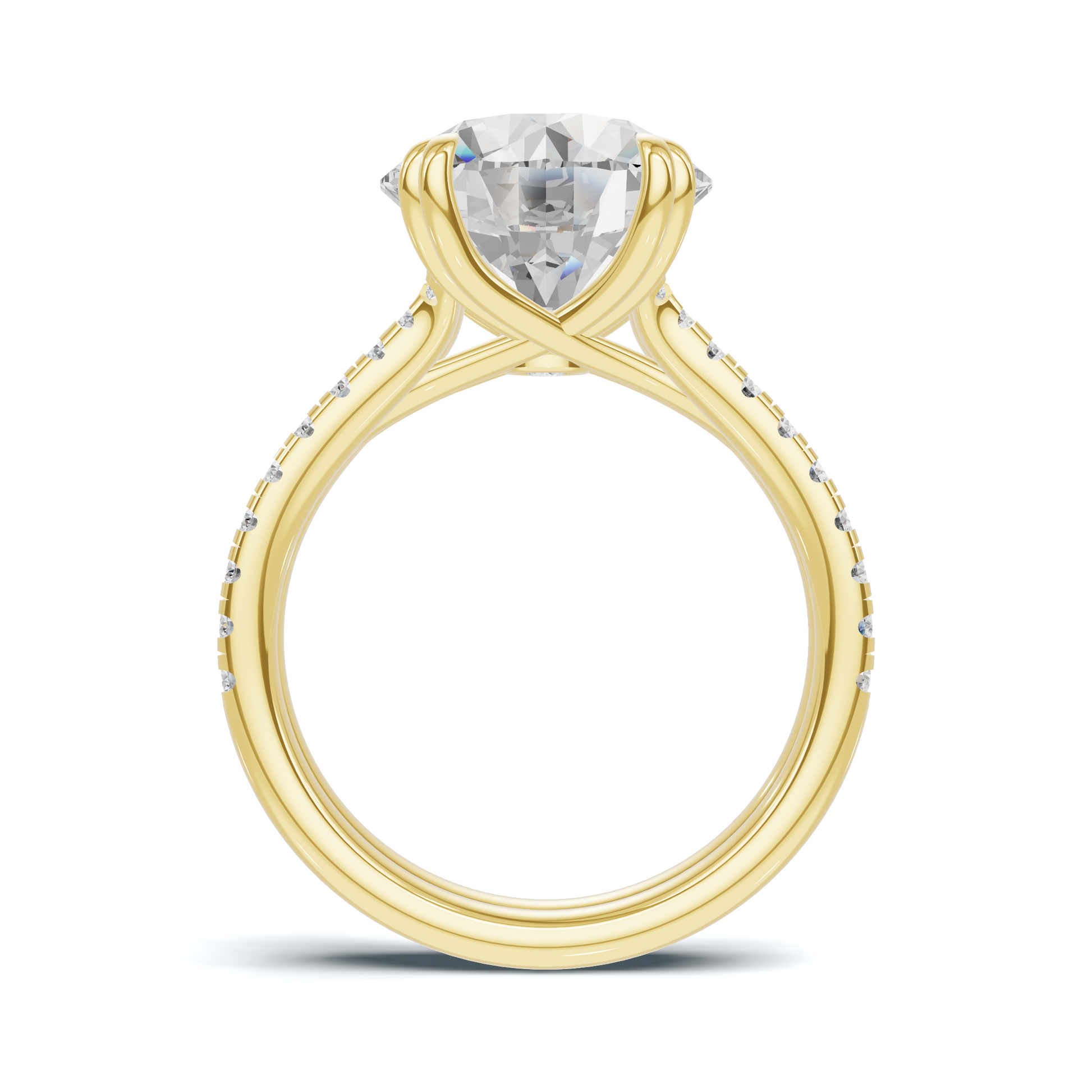 Elegant Cross Over Ring