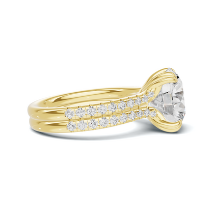 Elegant Cross Over Ring