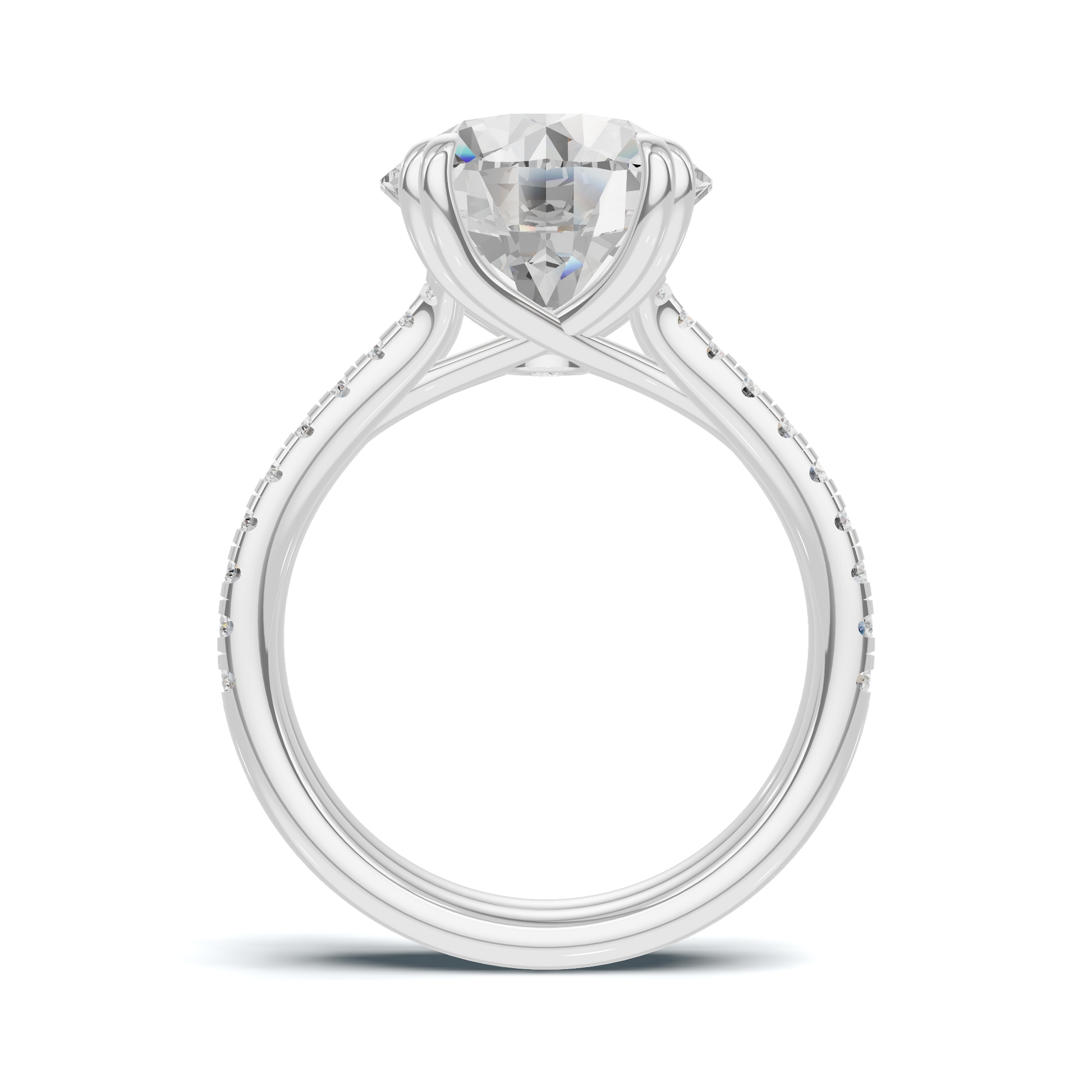 Elegant Cross Over Ring