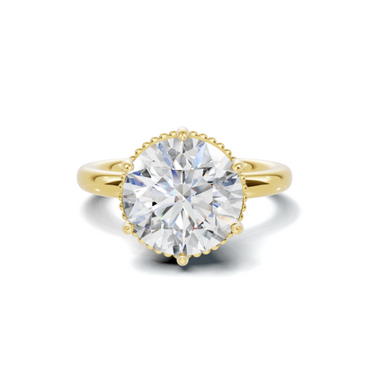 Elegant Crown Setting Ring
