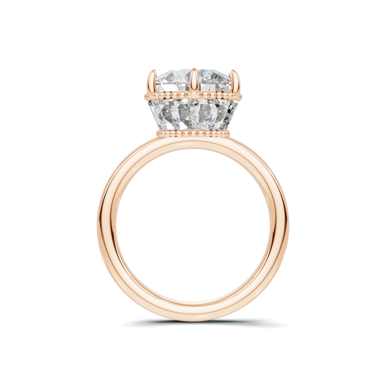 Elegant Crown Setting Ring