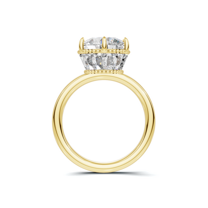 Elegant Crown Setting Ring