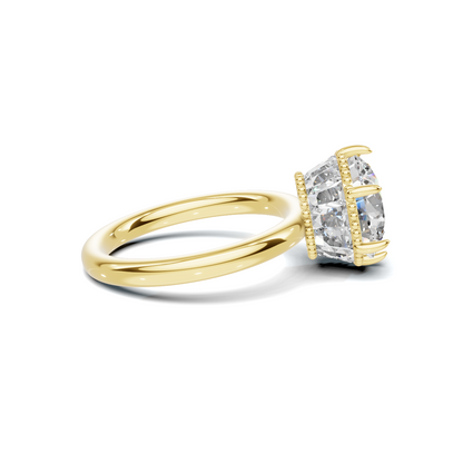 Elegant Crown Setting Ring